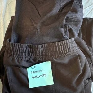 Figs Black Maternity Set